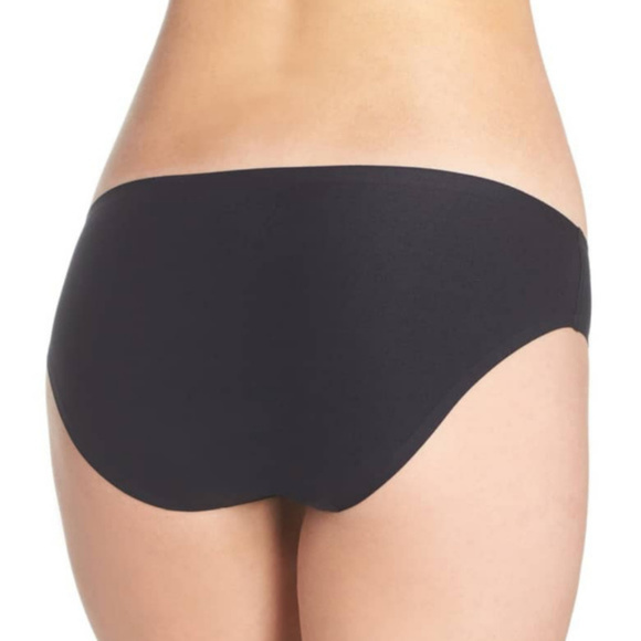 CHANTELLE 2643 SOFT STRETCH SEAMLESS BIKINI PANTY BLACK NWOT - Picture 2 of 4